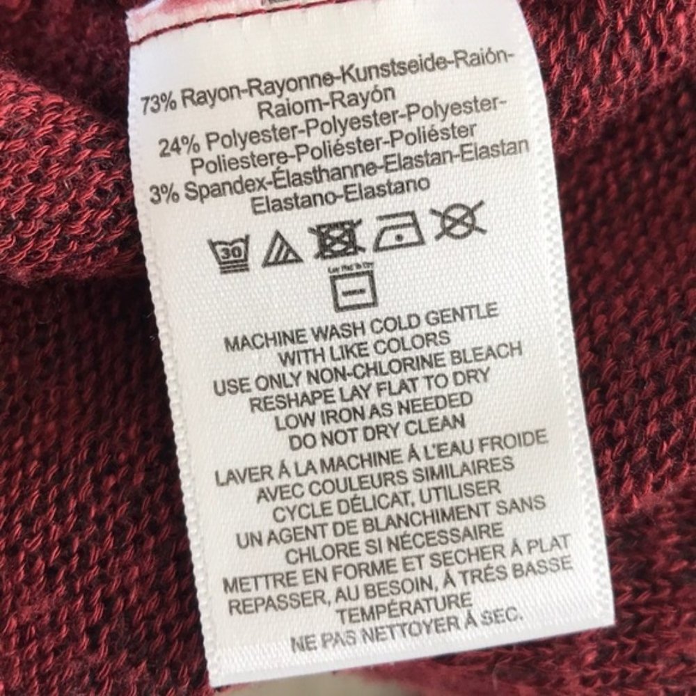 Free people maroon knit twist backless sweater - Picture 7 of 7